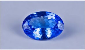 Loose Gemstone, Oval Cut Tanzanite, Approx 3.65cts. 11.01 x 7.84 x 4.93mm