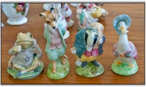 Collection Of Four Beswick Beatrix Potter Figures. Comprising; 1, Jemima Puddleduck, height 4.25