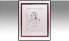 James Arden Grant (1885-1973) Young Woman Pencil. 14 x 10.25 inches. Provenance: Studiosale, Chantry