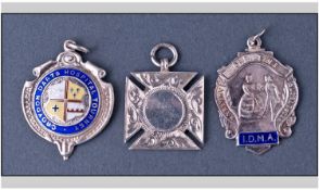 Three Silver Fob Medals. All fully hallmarked.