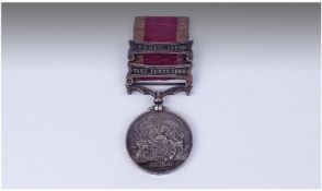 1861 Second China War Medal With Pekin 1860 & Taku Forts 1860 Clasps, Awarded To J KENEBOROUGH 2nd