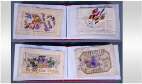 Small Quantity Of Embroidered Sweetheart/Birthday Postcards, All Pre 1920