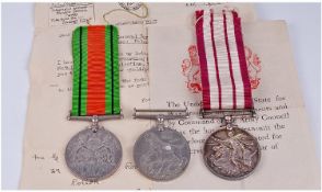 WW2 Naval General Service Medal With Palestine 1945-48 Clasp Awarded To G T Ronald (85985).