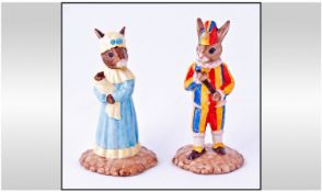Royal Doulton Bunnykins Punch And Lady Series. 1, Punch limited edition of 2500 number 1777,