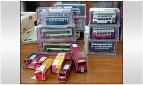 Collection Of 11 Assorted Limited Edition Corgi Model Buses From The ``Original Omnibus