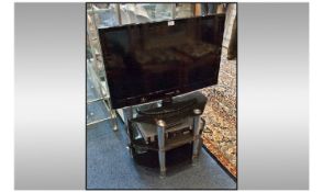 Modern Samsung TV Together With Stand