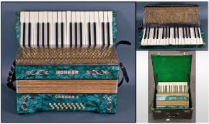 Hohner Piano Accordion, `Carmen II`, Made in Germany With original carry case.