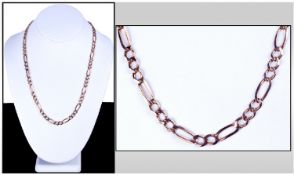 9ct Gold Curb Chain. 20 inches in length. Fully hallmarked. 24.2 grams.