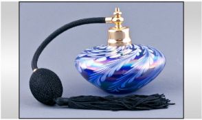 Ditchfield Style Irridescent Glass Perfume Bottle, 4.5 inches in height.