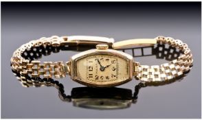 WITHDRAWN Rolex 1960`s Ladies 9ct Gold Cased Manual Wind Wrist Watch. Hallmark Birmingham 1964.