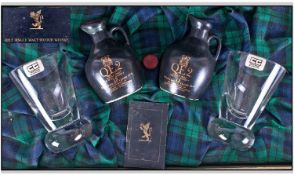 QE2 Single Malt Scotch Whisky Set.