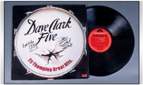 The Davee Clark Five, 2 Autographs on UK Issues L.P signatures are Dave Clark & Mike Smith.