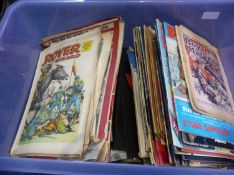 Box of Assorted Comics and Magazines mainly 1950-1970. Lots to go through.