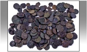 Roman Coins,  Approx 210 Bronze Coins, 1st/2nd Century, Dupondius, Sestertius etc, Complete Mix To