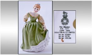 Royal Doulton Figure ` Fair Maiden ` HN 2211. Designer  M. Davies. Height 5.25 Inches. Mint