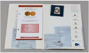 London Mint Ltd Edition Gold Miniatures Collection. 2009 1/20 oz Gold Maple Leaf 5 Dollar Coin,