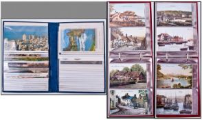 Two Albums of Topographical Postcards, mostly Russian and Israeli.