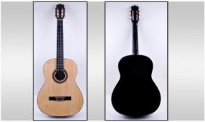 Viva Fine Quality Six String Classical Guitar. Complete with case. 39 inches in length. Excellent