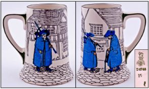 Royal Doulton Early Series Ware Mug `The Nightwatchman`. D4746. Excellent condition. 5.5 inches