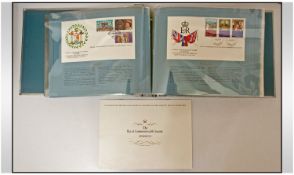 Large High Quality Album Of Commemorative Stamp Covers From The Royal Commonwealth Society.