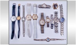 Collection Of Wristwatches, Comprising 4 Gents Manual Wind, To Include ``MuDu``, Accurist,