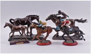 Horse Racing Interest, 5 Figures in total. Comprising; 1, Red Rum, three times grand national