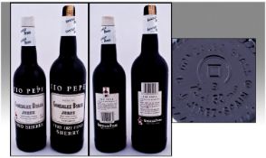 Two Bottles Of Sherry Tio Pepe Gonzalez Byass Jerez