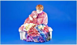 Royal Doulton Figure `Flower Sellers Children` HN 1342, Designer L.Harradine, Height 8 Inches