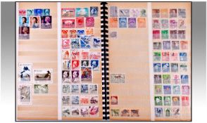 A4 Stock Book With Large Variety Of All World Stamps.
