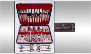 Canteen of Silver Plated Cutlery, together with 6 silver plated teaspoons.