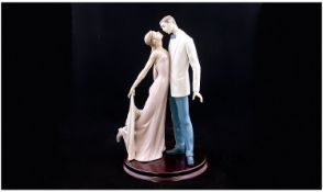 Lladro Exclusive Figure ` Happy Anniversary ` Model No.6475. Date 24.11.2000. Height 12.25 Inches.