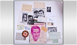 Pop Autographs and Others Smashing Collection to include The Walker Brothers, Dusty Springfield,