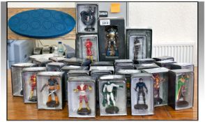 A Good Collection of Collectable Marvel Figures, comprising: Wonder Woman, Batman, Spiderman, The