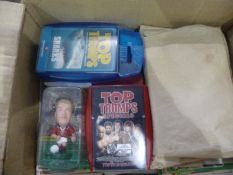 An Interesting Mixed Lot of Over 600 Topps, 1970`s Football Cards, Cup Final Programmes, Comic