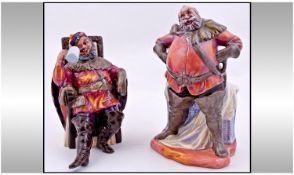 Two Royal Doulton Figures ``The Foaming Quart`` HN 2162. Height 6 inches And ``Falstaff``  HN 2054