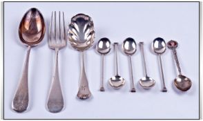 A Collection of Silver Spoons. Hallmarked or Marked Sterling. Various Sizes. Weight 4 ozs.