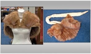 Blonde Mink Stole together with Coney Cape.