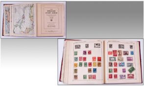 The Strand Stamp Album with Russian Stamps Folder.