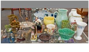 Collection Of Assorted Ceramics. Including various Sylvac, pewter, and ornaments. Various subjects,