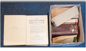 Box Of Old Medical Books. Assortment of subjects and sizes.