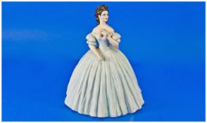 Capo Di Monte Limited Edition Elite Figure Anna 1845. Number 129/2500. Date 1988. 9 inches tall.