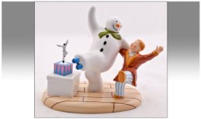 Coalport From The Snowman Collection ``Treading The Boards.`` Number 0134 from a limited edition of