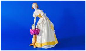 Royal Doulton Figure `Happy Birthday`. HN 3095. Designer P. Parsons. Issued 1987-1994. Height 8.5