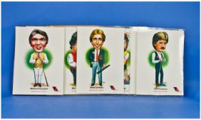 A Collection of 20 Caricatures by Trist, including Tony Knowles, Joe Johnson, Tony Meo, Terry