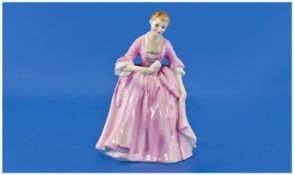 Royal Doulton Figure. ``Hostess of Williamsburg`` HN 2209. Designer M. Davies, issued 1960-83. Mint