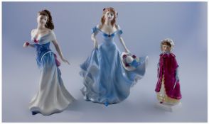 Royal Doulton Figures, Two In Total. 1, Georgina, HN 2377, Kate Greenaway collection, height 5.75