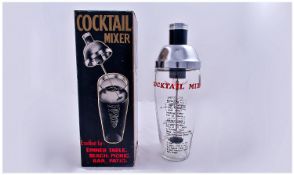 Vintage Cocktail Mixer. 9.5 inches high.