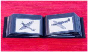 Postcard Album Containing A Set Of 100 ``Valentine`s`` Aircraft Recognition Cards. ``The