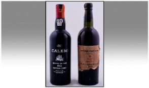 W & J Graham & Co Vintage Port Wine, Finest Reserve 1948, Bottled 1950. Together With A Bottle Of