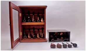 Collection Of Smoking Pipes, Makes Include Mostly Walbourn & Carey Together With a Modern Smokers